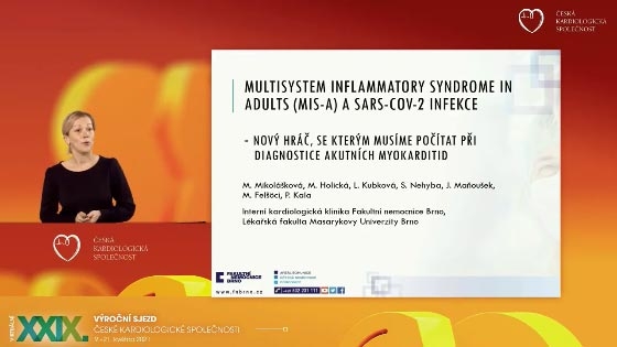 video: MULTISYSTEM INFLAMMATORY SYNDROME IN ADULTS (MIS-A) A SARS-COV-2 INFEKCE - NOV HR, SE KTERM MUSME POTAT PI DIAGNOSTICE AKUTNCH MYOKARDITID (KAZUISTIKA)